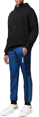 VERSACE 蓝色字母标志针织运动裤 1004199-1A03029-5U040 Details for VERSACE 蓝色字母标志针织运动裤 1004199-1A03029-5U040