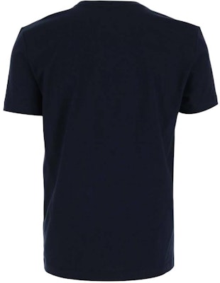 ヴェルサーチ ブルーロゴプリント リラックスフィット クルーネック 半袖Tシャツ 1014226-1A10088-1UI20 Lookbook ヴェルサーチ ブルーロゴプリント リラックスフィット クルーネック 半袖Tシャツ 1014226-1A10088-1UI20