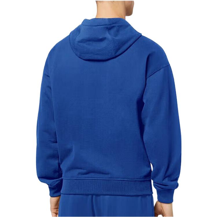 VERSACE  Blue Logo Printed Zip-Up Hoodie 1001083-1A00719-1UB20 圖 5