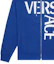 Sizing VERSACE Blue Logo Printed Zip-Up Hoodie 1001083-1A00719-1UB20