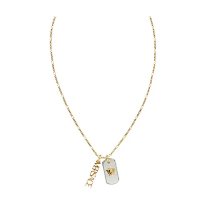 VERSACE Brass Necklace - Stylish Minimalist Design 1006600-1A00620