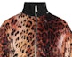 Purchase 베르사체 브라운 레오파드 프린트 지퍼 업 캐주얼 자켓 A85583-A233958-A7804