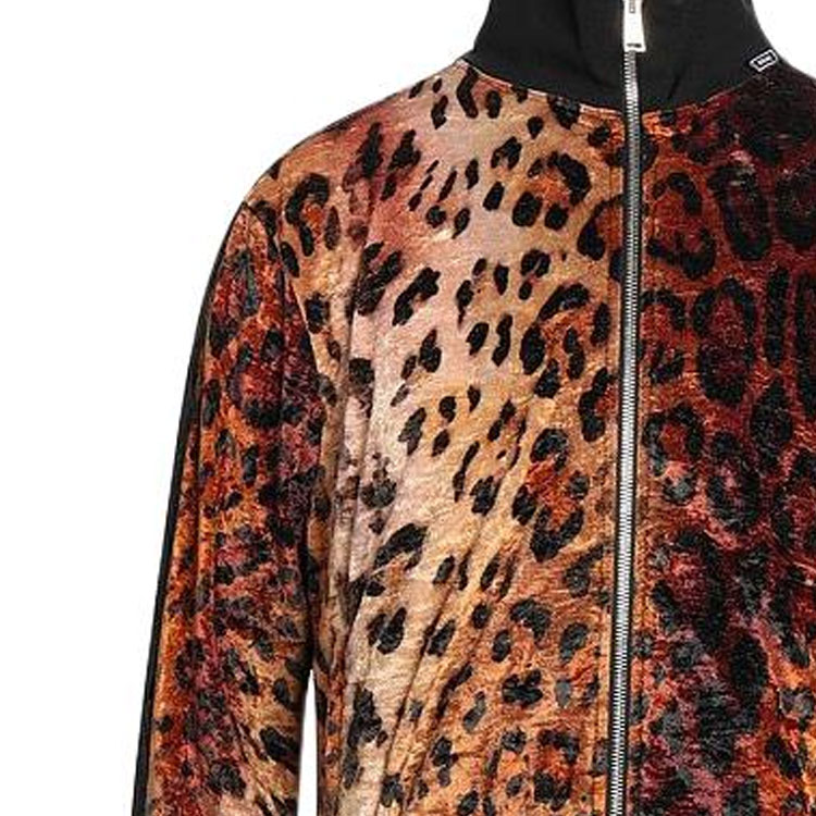 Details for 베르사체 브라운 레오파드 프린트 지퍼 업 캐주얼 자켓 A85583-A233958-A7804