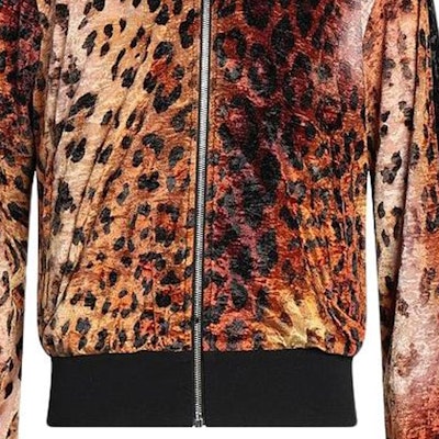 베르사체 브라운 레오파드 프린트 지퍼 업 캐주얼 자켓 A85583-A233958-A7804 Sizing 베르사체 브라운 레오파드 프린트 지퍼 업 캐주얼 자켓 A85583-A233958-A7804