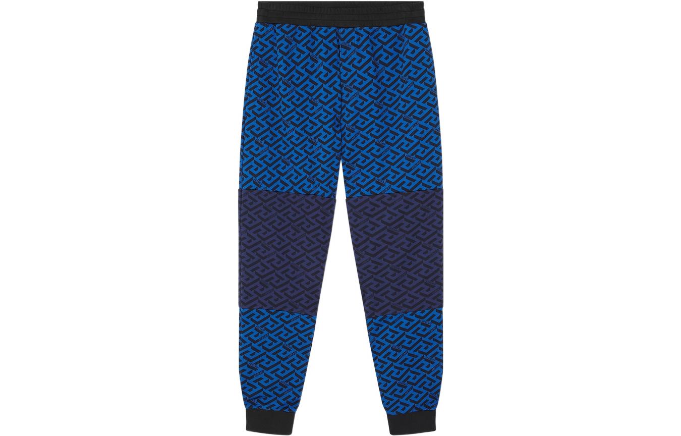 Order 范思哲拼色针织休闲运动裤 - 蓝色 1004187-1A02920-5U040