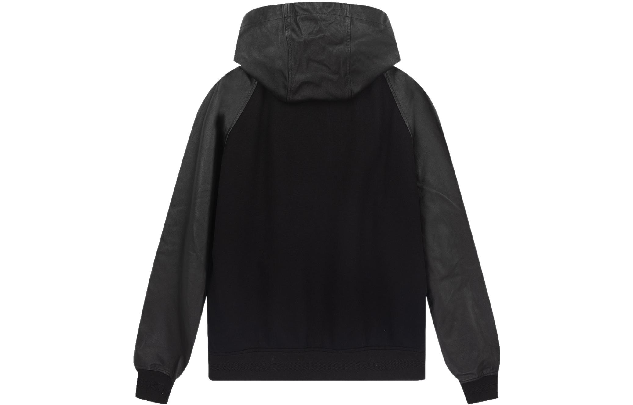 VERSACE  Colorblock Letter Print Hoodie Jacket - Black A86898-A210037-A1008 圖 3