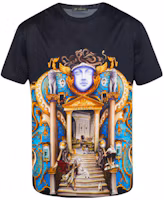 Order Versace Crew Neck Graphic Print Short Sleeve T-Shirt Black A76113-A223514-A708