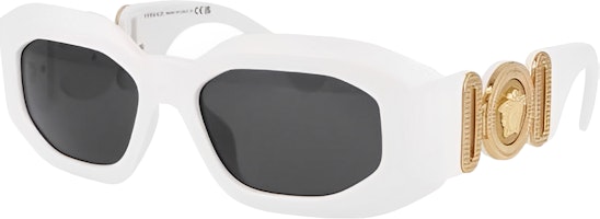 VERSACE Fashion White Irregular Plastic Sunglasses 0VE4425U31487 VERSACE Fashion White Irregular Plastic Sunglasses 0VE4425U31487