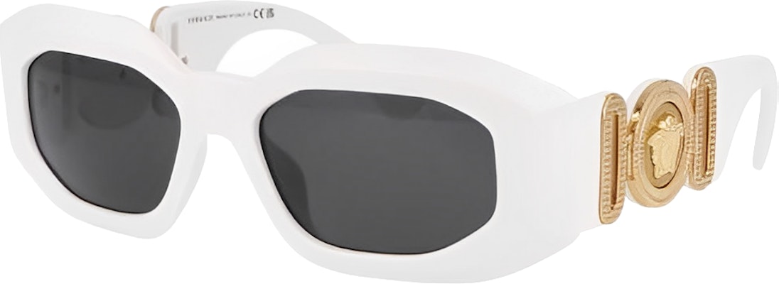 VERSACE 時尚白色不規則塑膠太陽眼鏡 0VE4425U31487 Order VERSACE 時尚白色不規則塑膠太陽眼鏡 0VE4425U31487