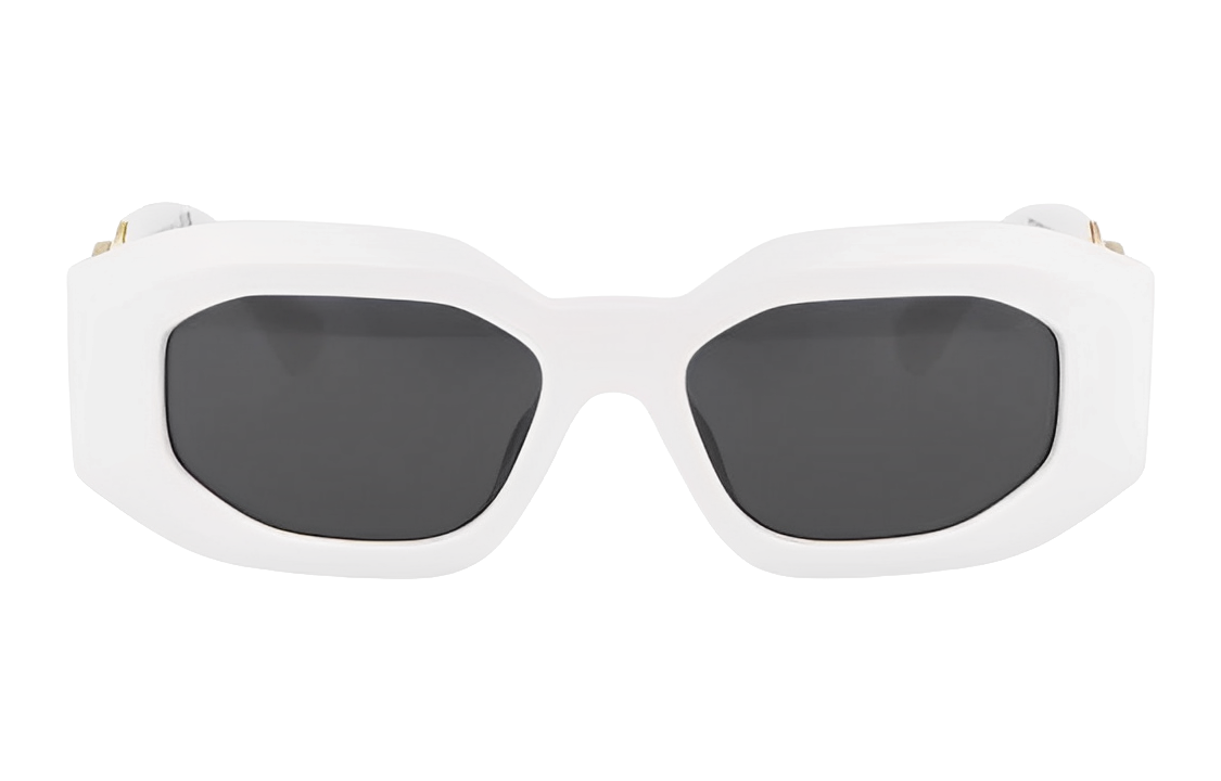 Lookbook VERSACE 時尚白色不規則塑膠太陽眼鏡 0VE4425U31487