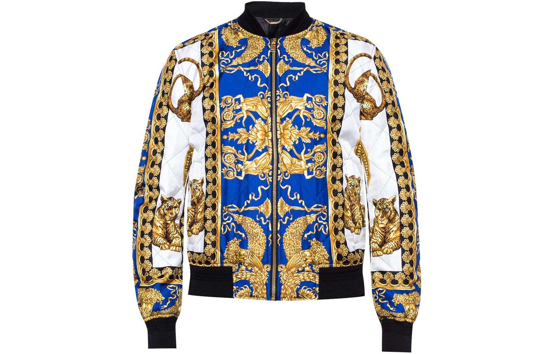 Order VERSACE 全印花拉链夹克带花卉图案 A79352-A226085-A741