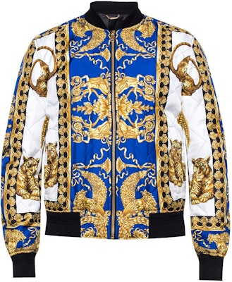 VERSACE 全印花拉链夹克带花卉图案 A79352-A226085-A741 Order VERSACE 全印花拉链夹克带花卉图案 A79352-A226085-A741