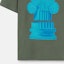 Sizing VERSACE Green Crewneck Short Sleeve T-Shirt with Letter Print 1010229-1A07449-1GH80