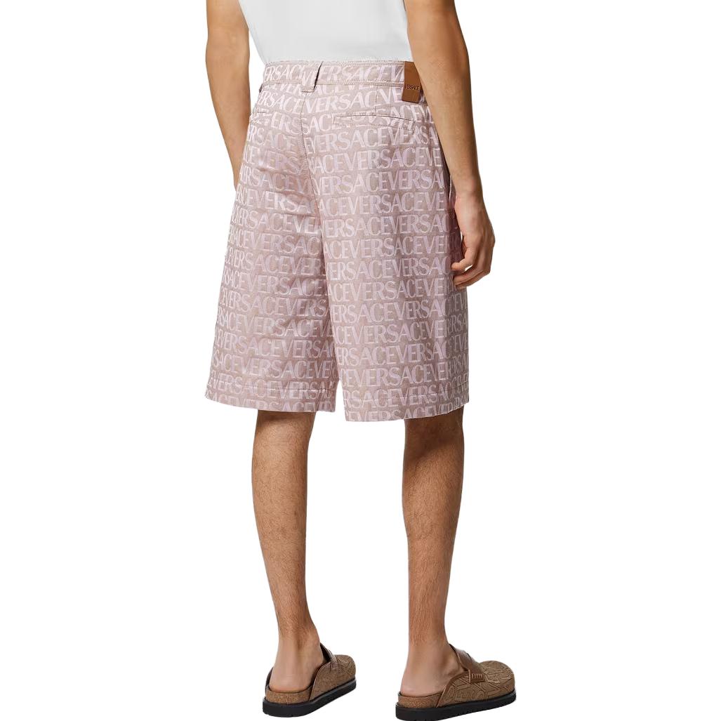 Purchase VERSACE  Jacquard Bermuda Shorts Pink SS23 Casual Wear. 1009931-1A07734-2PL50