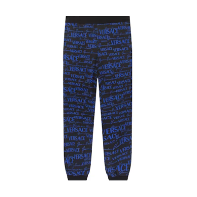 VERSACE Letter Print Knit Jogger Sweatpants Multicolor. 1003252-1A02294-5B140