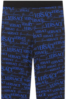 VERSACE Letter Print Knit Jogger Sweatpants Multicolor. 1003252-1A02294-5B140 Sizing VERSACE Letter Print Knit Jogger Sweatpants Multicolor. 1003252-1A02294-5B140