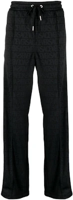 Versace Letter Stripe Drawstring Straight-Leg Casual Pants Black 1010686-1A07748-1B000 Order Versace Letter Stripe Drawstring Straight-Leg Casual Pants Black 1010686-1A07748-1B000