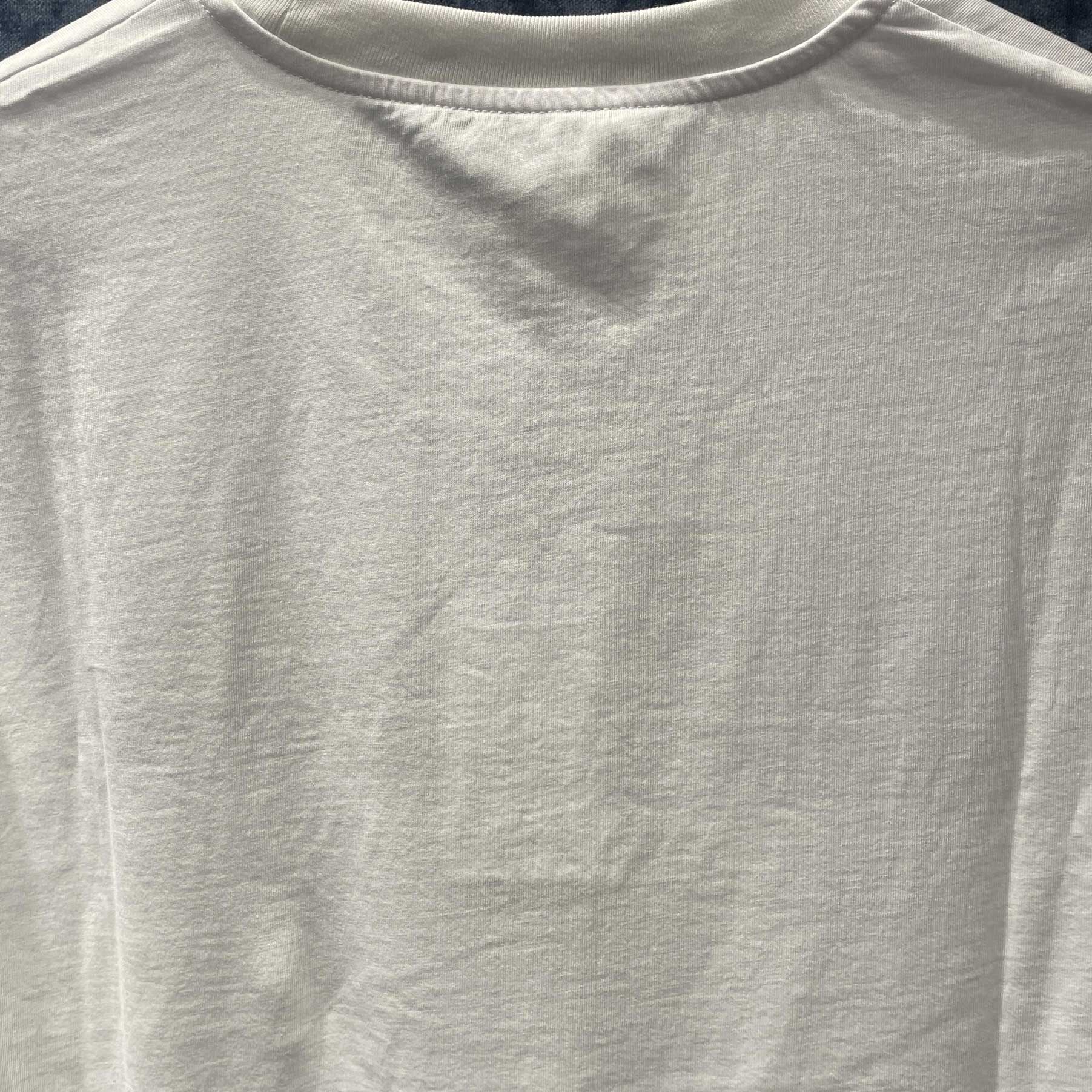 VERSACE  Logo Embroidered Crew Neck Short Sleeve T-Shirt White SS24 1011860-1A10755-2W020 圖 4