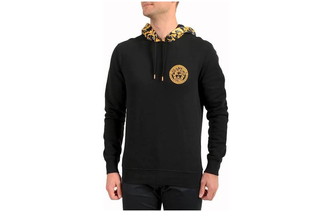 VERSACE  Logo Graphic Print Hoodie - Long Sleeve 1003253-1A02295-2B130