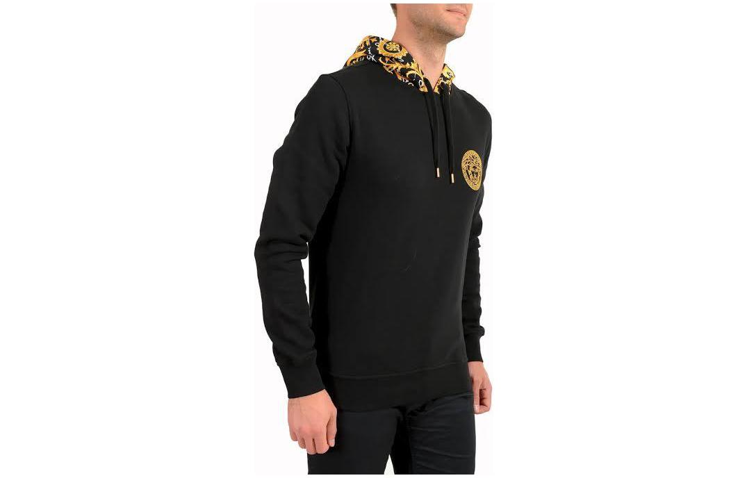 VERSACE  Logo Graphic Print Hoodie - Long Sleeve 1003253-1A02295-2B130 圖 4