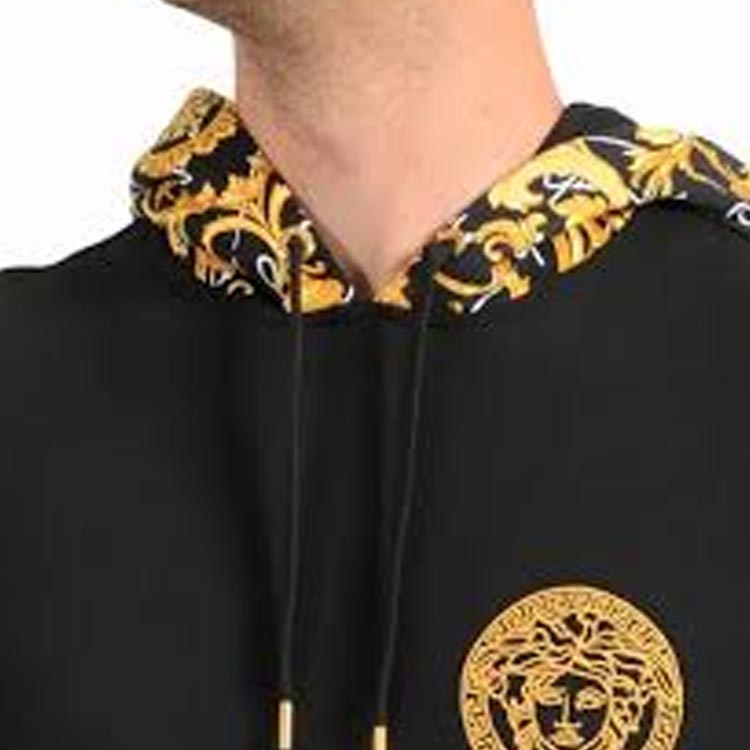 VERSACE  Logo Graphic Print Hoodie - Long Sleeve 1003253-1A02295-2B130 圖 5