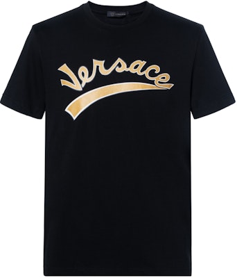 VERSACE 徽標印花短袖圓領T恤 A87082S-A232949-A008 Details for VERSACE 徽標印花短袖圓領T恤 A87082S-A232949-A008