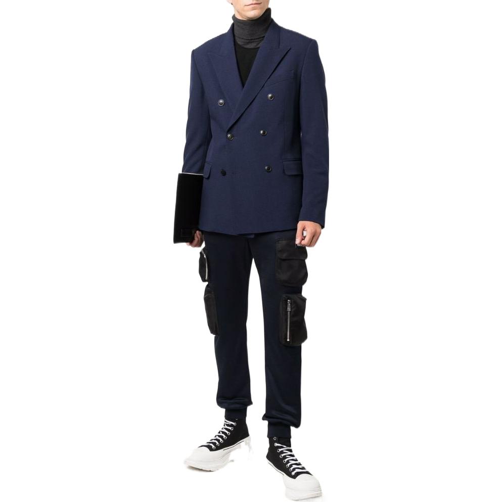 Purchase VERSACE  Logo Print Knit Joggers with Pocket Detail - Black 10014141A006581U610