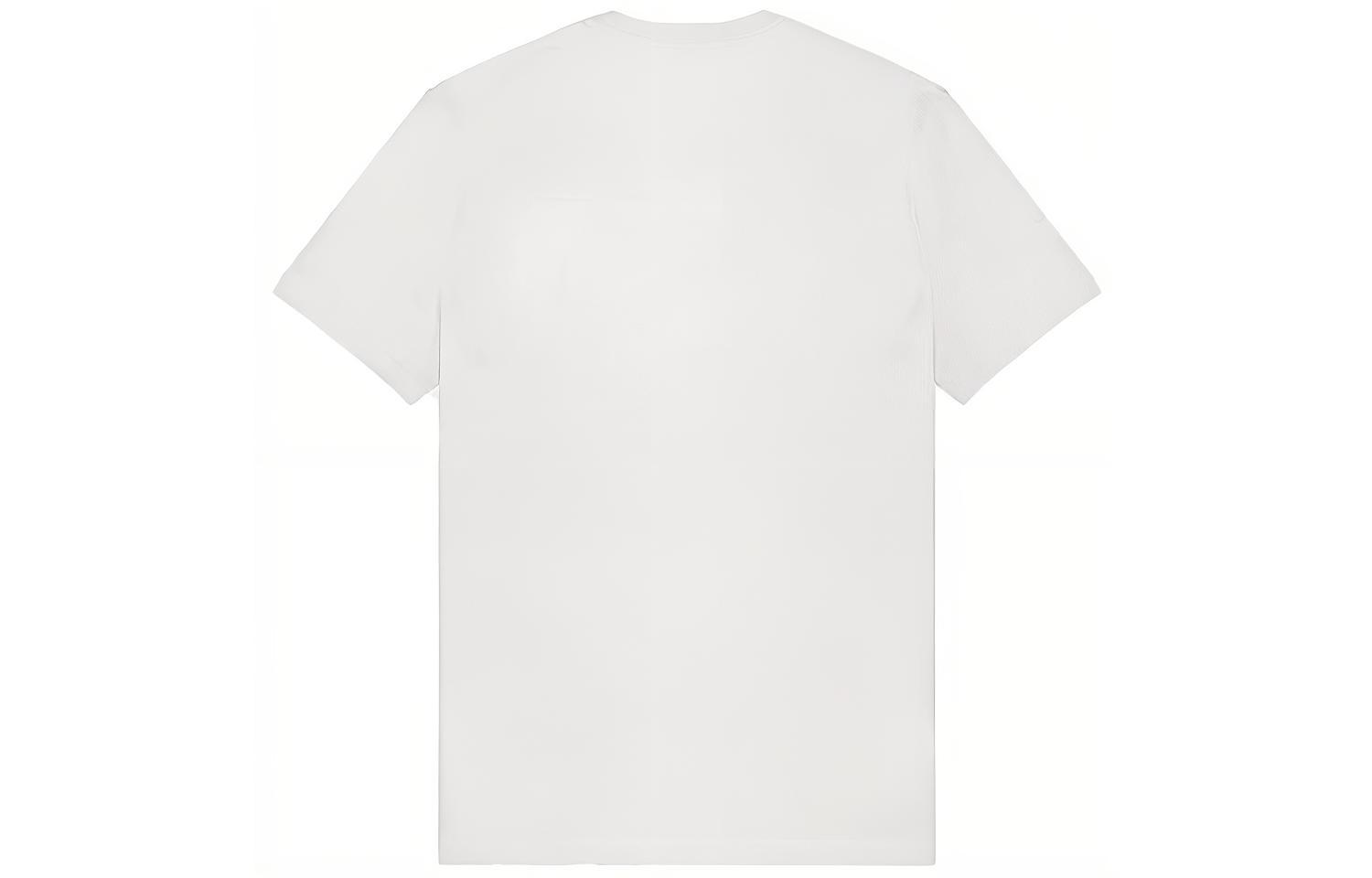 Lookbook VERSACE  Logo Print Short Sleeve Crewneck T-Shirt - White Casual Tee 1003906-1A02800-1W000