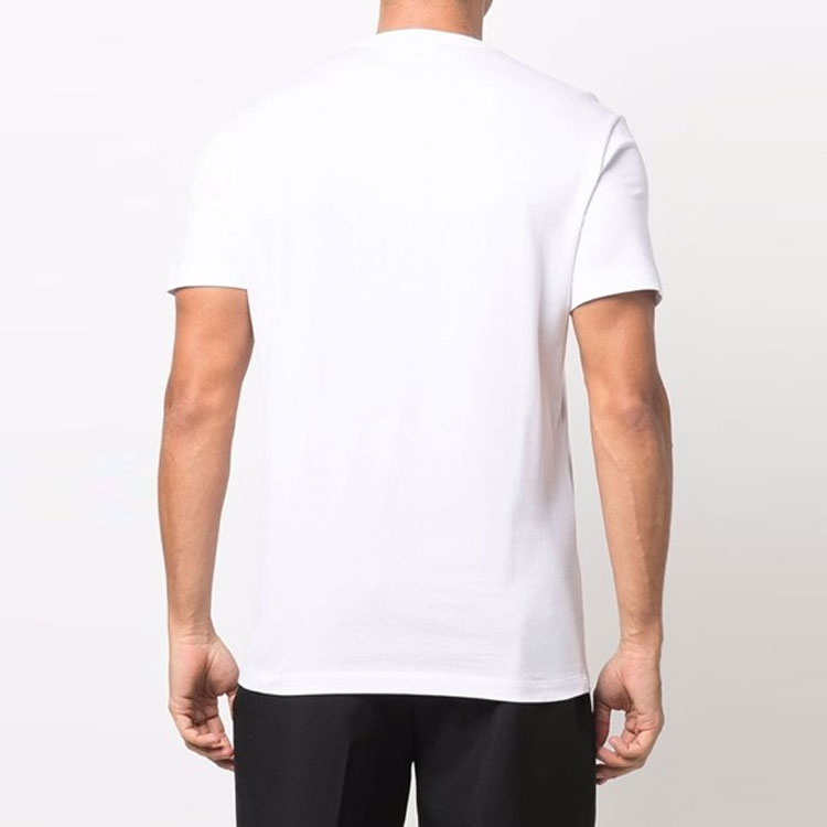 Details for VERSACE  Logo Print Short Sleeve Crewneck T-Shirt - White Casual Tee 1003906-1A02800-1W000