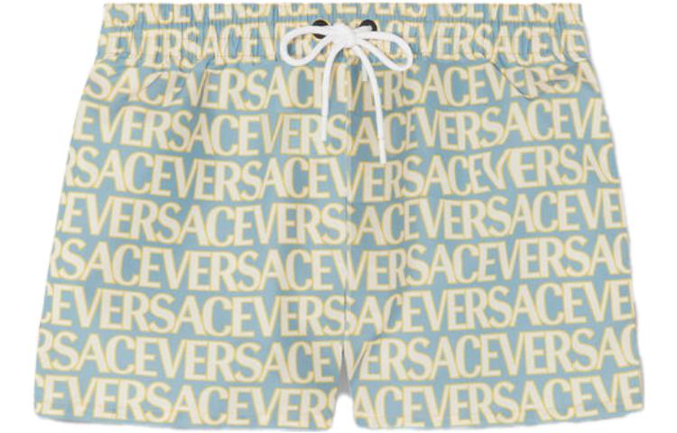 Order VERSACE 多色抽繩字母印花泳褲 1002516-1A07856-5V510