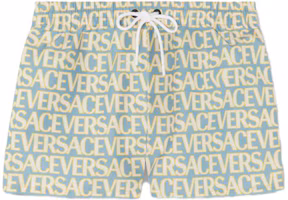 Order VERSACE Multicolor Drawstring Letter Print Swim Shorts 1002516-1A07856-5V510