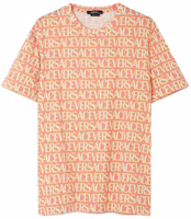 Order VERSACE 橙色標誌寬鬆版型圓領短袖T恤 1011405-1A08291-5P830