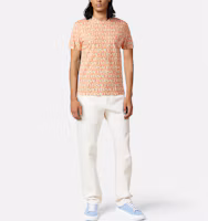 Lookbook VERSACE 橙色標誌寬鬆版型圓領短袖T恤 1011405-1A08291-5P830