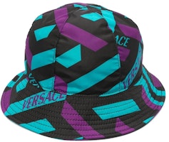 VERSACE Polyester Casual Trendy Fashion Bucket Hat. 10015911A050185G320 VERSACE Polyester Casual Trendy Fashion Bucket Hat. 10015911A050185G320