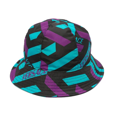 VERSACE Polyester Casual Trendy Fashion Bucket Hat. 10015911A050185G320