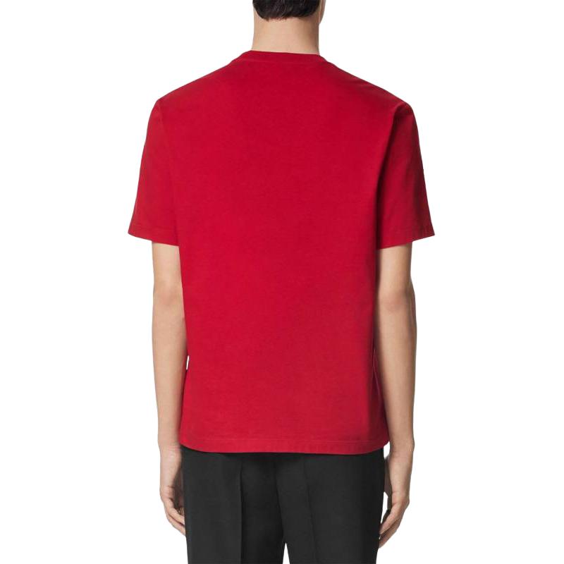 VERSACE  Red Medusa Head Graphic Crewneck Short Sleeve T-Shirt 1013302-1A11054-1RB30 圖 4