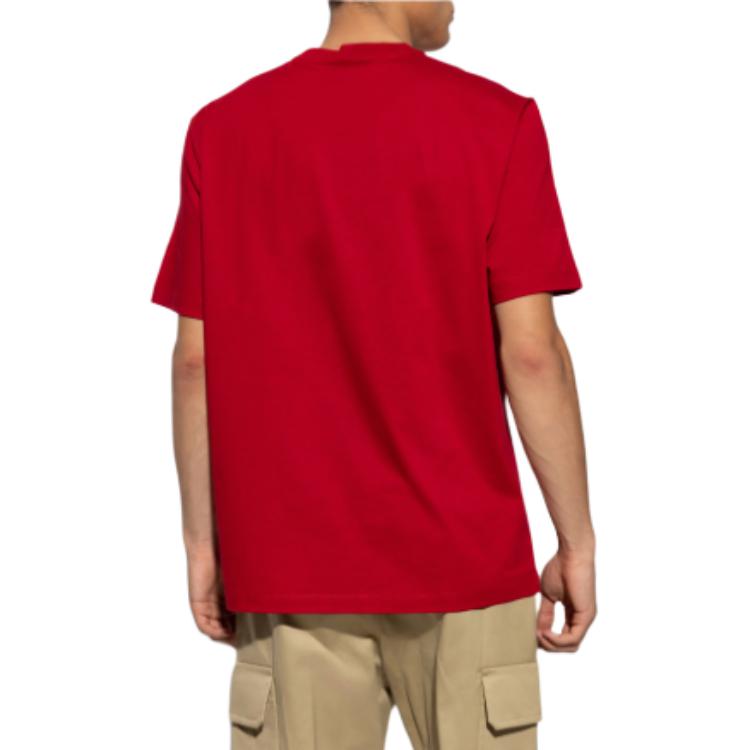 VERSACE  Red Medusa Head Graphic Crewneck Short Sleeve T-Shirt 1013302-1A11054-1RB30 圖 6