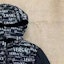 Sizing VERSACE Reversible Letter Print Hooded Down Jacket - Black. 1002751-1A02301-5B040
