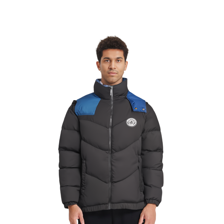 Purchase Versace Jaket Down Lengan Panjang Reversible Logo - Hitam 1002750-1A02018-2B010