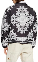 Details for VERSACE 可翻轉圖案印花長袖外套 - 黑色 1020757-1A15060-5B950