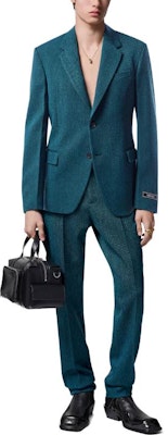 베르사체 싱글브레스티드 그린 블레이저 1010974-1A08899-2BI20 Lookbook 베르사체 싱글브레스티드 그린 블레이저 1010974-1A08899-2BI20