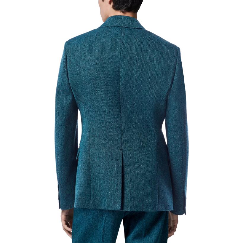 Purchase 베르사체 싱글브레스티드 그린 블레이저 1010974-1A08899-2BI20