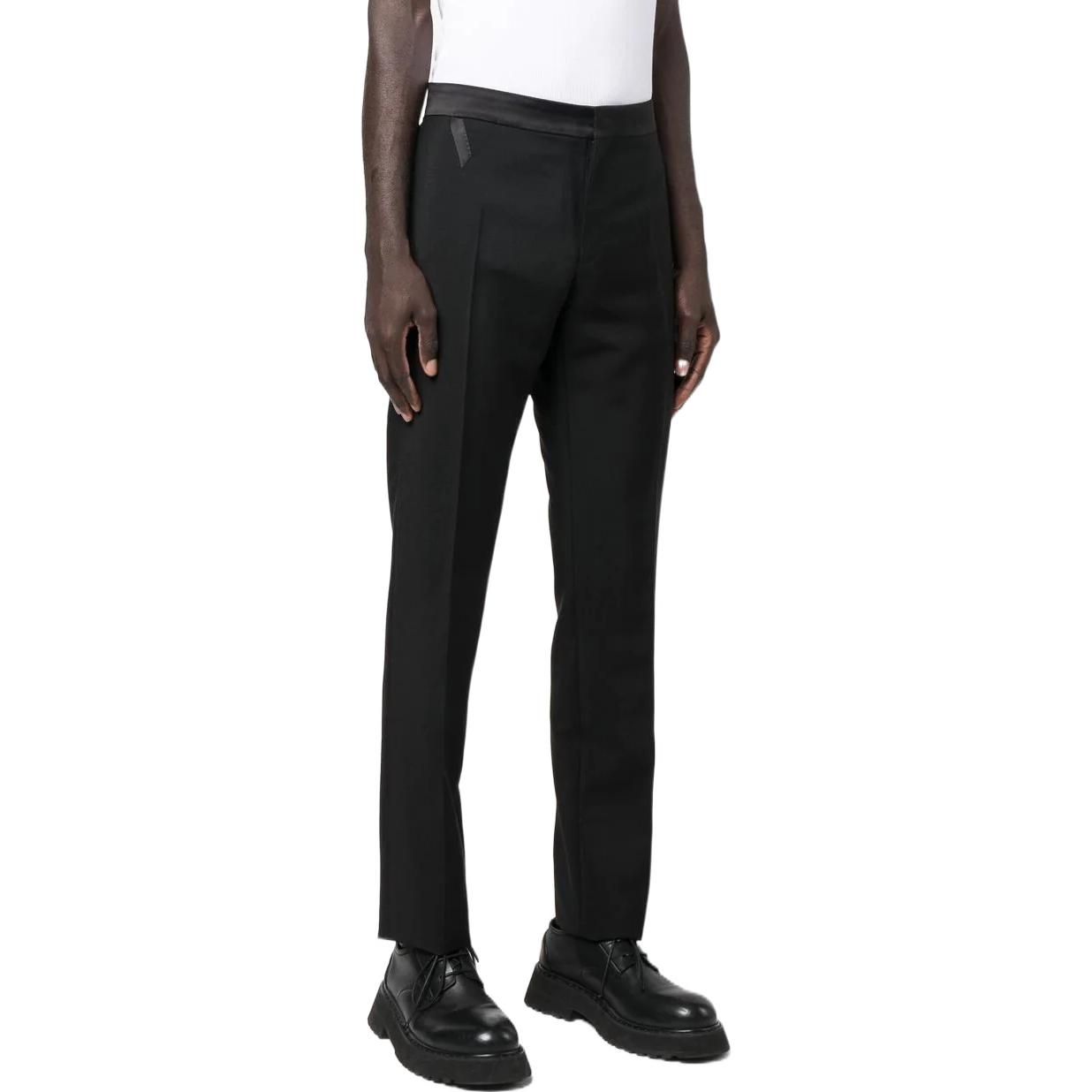 Purchase Versace 修身刺繡標誌休閒褲 - 黑色 1006363-1A04317-1B000