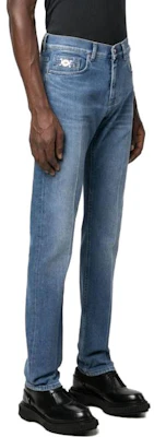 VERSACE Jeans Slim Fit Azul Marino con Lavado Claro y Detalle en Bolsillo 1011693-1A08895-1D520 Purchase VERSACE Jeans Slim Fit Azul Marino con Lavado Claro y Detalle en Bolsillo 1011693-1A08895-1D520