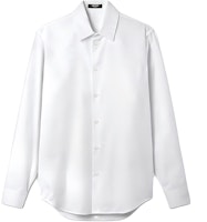Versace Slim Fit Solid White Long Sleeve Shirt 1013348-1A08883-1W000 Versace Slim Fit Solid White Long Sleeve Shirt 1013348-1A08883-1W000