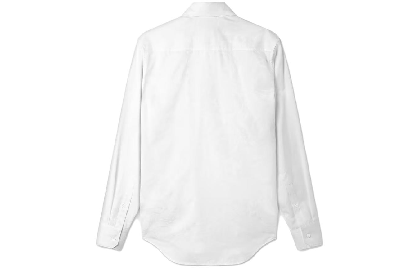 Lookbook Versace 修身版純白長袖襯衫 1013348-1A08883-1W000