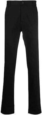 VERSACE Solid Black Casual Gabardine Trousers. A88701-1F00652-1B000 Order VERSACE Solid Black Casual Gabardine Trousers. A88701-1F00652-1B000
