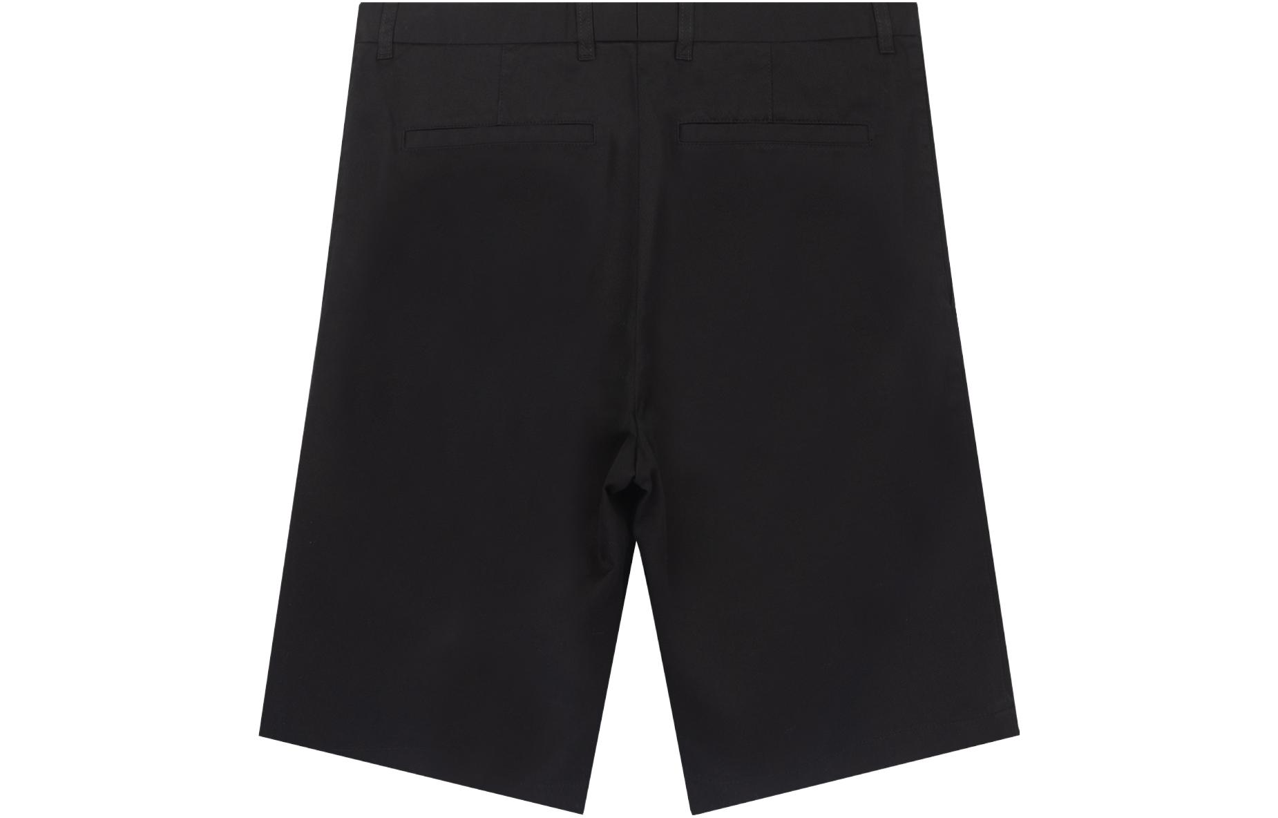 Lookbook VERSACE Celana Pendek Santai Polos Patchwork Hitam A89423-A229958-A1008