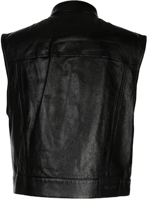 VERSACE Chaleco Negro con Bolsillos y Cuello Mao - Color Sólido 1011027-1A08757-1B000 Lookbook VERSACE Chaleco Negro con Bolsillos y Cuello Mao - Color Sólido 1011027-1A08757-1B000