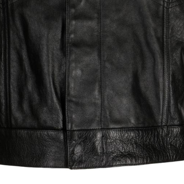 Sizing VERSACE Chaleco Negro con Bolsillos y Cuello Mao - Color Sólido 1011027-1A08757-1B000